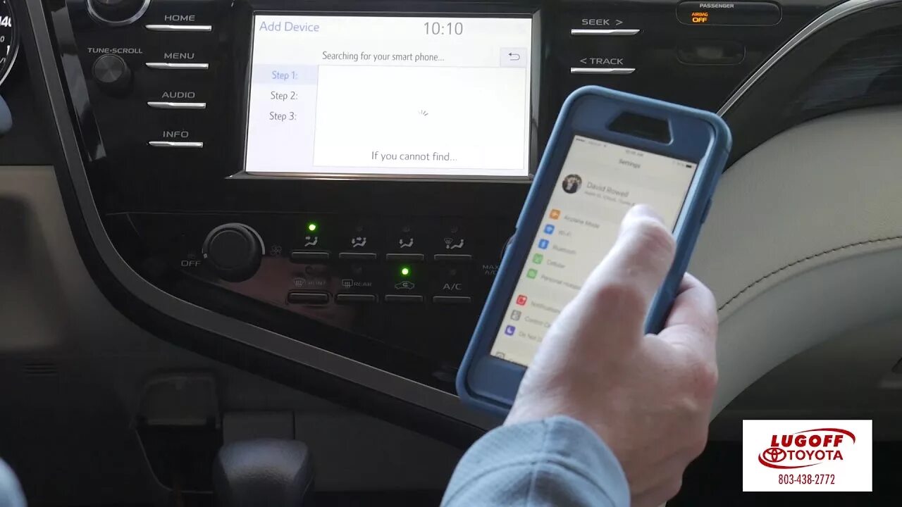 How to pair your Apple iPhone to your 2018 Camry - YouTube