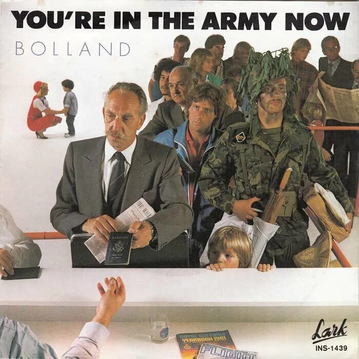 You re in the army. Bolland Bolland the Domino Theory 1981. Bolland & Bolland in the Army Now. Bolland & Bolland. Bolland - the Domino Theory.
