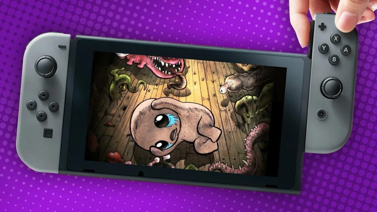 Айзек Нинтендо свитч. Амибо для Нинтендо свитч. The Binding of Isaac на Нинтендо свитч. TBOI Nintendo Switch.