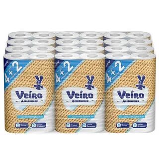 Туалетная бумага veiro домашняя