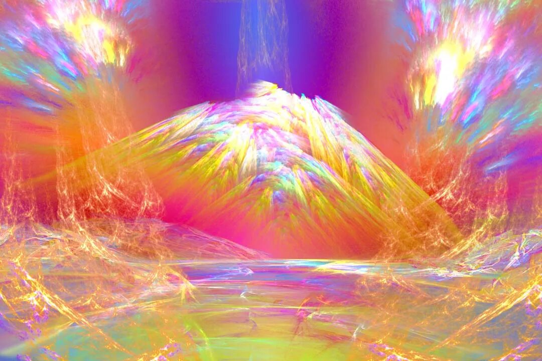 Создать поток света. Энергетические картины Елены Саппа. Радужные энергии. Разноцветная энергия.