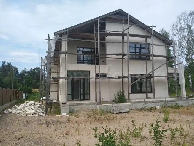 Жилье рощино. Коттедж с угловым остеклением w-145-1p. рощино ореховая улица.