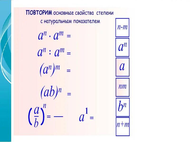 Урок свойства степени. Степень с натуральным и целым показателем 7 класс. Степень с натуральным и целым показателем и её свойства. Алгебра 7 класс степень с натуральным показателем. Свойства степени с натуральным показателем.