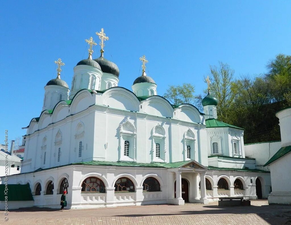 Благовещенский монастырь Нижний Новгород. Алексеевская Церковь Благовещенского монастыря Нижний Новгород. Успенская Церковь Благовещенского монастыря в Нижнем Новгороде.