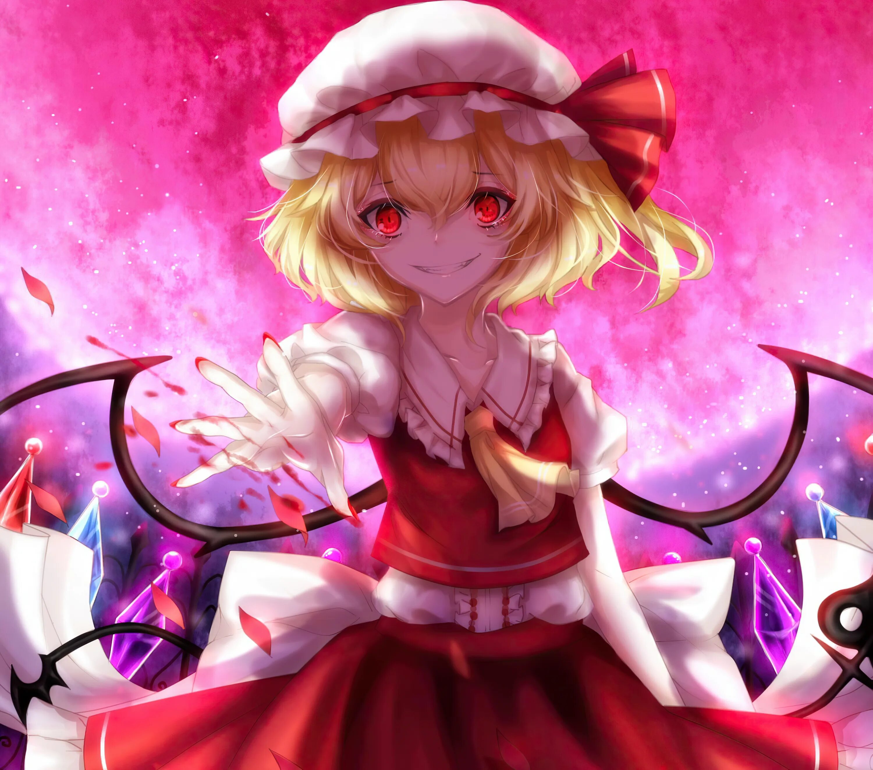 Flandre scarlet. Фландр Скарлет Тохо. Тохо Ремилия Скарлет, Фландр Скарлет. Тоухоу Фландре. Touhou Фландр Скарлет.