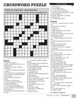 53 Crossword Puzzles For Seniors - Daily Crossword Clue.