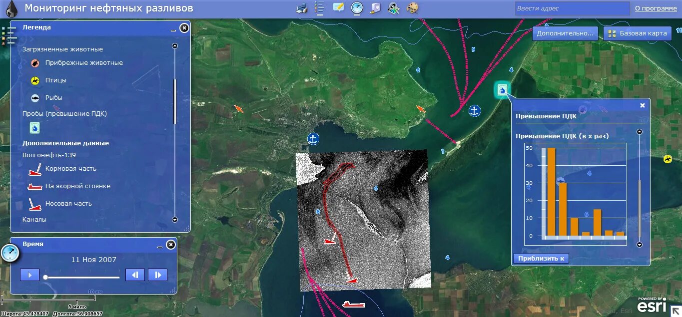 Построение систем мониторинга на базе платформы ArcGIS ArcReview