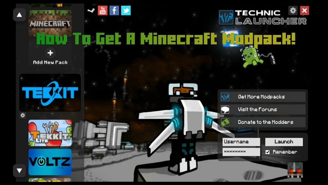 Technic launcher