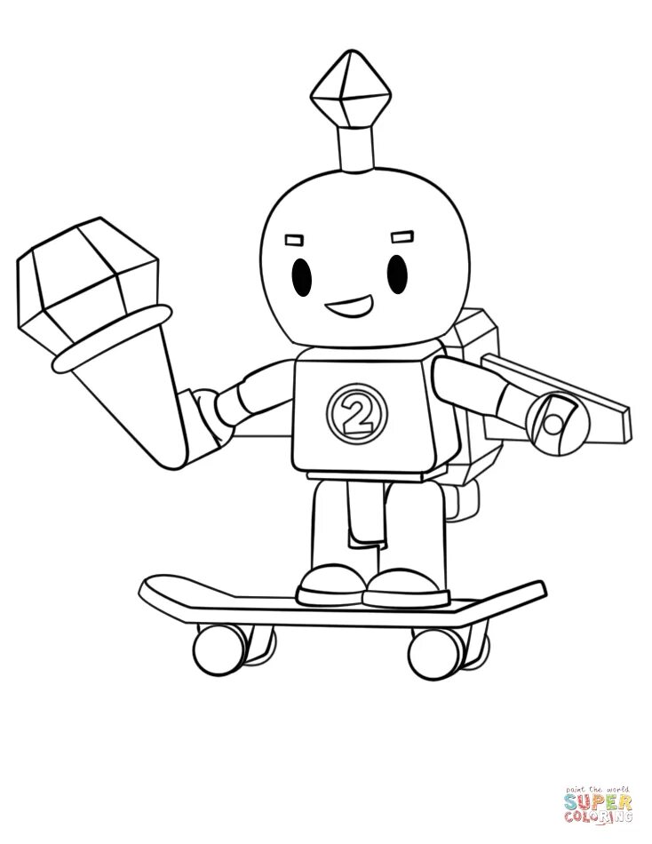 Робокс раскраска для детей распечатать Pin en bjk Dibujos para colorear, Dibujos, Roblox