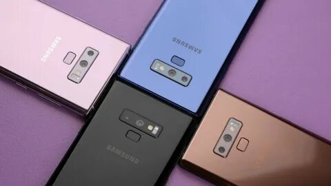 Note 9 цвета