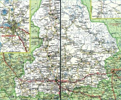 Географическая карта свердловской области подробная