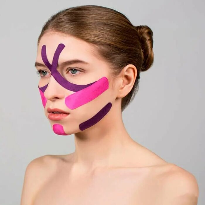 Носогубка в тейпирование. Брыли тейпирование. 5 см х 5 м корея. Лимфодренажное тейпирование лица. Как пользоваться тейпами для подтяжки лица.