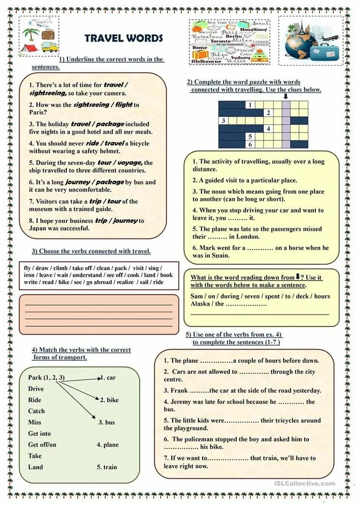 Путешествие Worksheets. Travelling English английский. Travelling задания. Путешествия упражнения на английском. Did you have a good travel