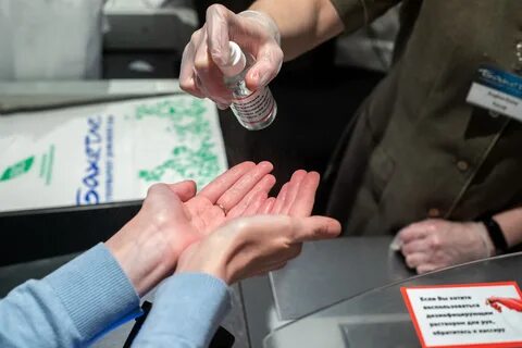 В магазине без перчаток