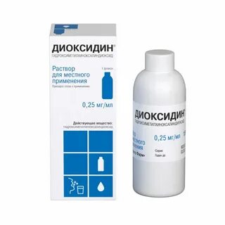 Диоксидин для местного применения