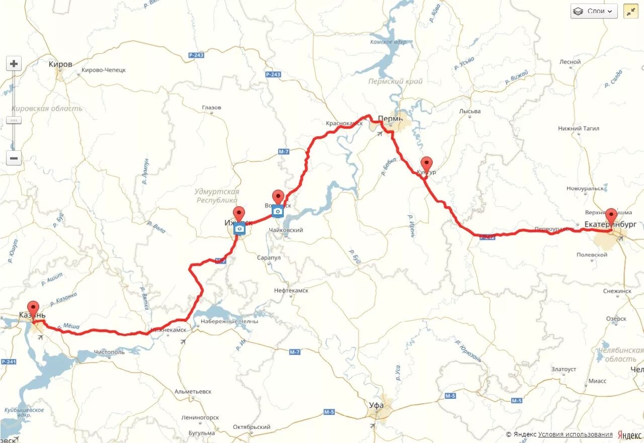 Сколько от перми до казани. Маршрут Воткинск Пермь. Маршрут Пермь Киров Казань. Маршрут Пермь Казань через Воткинск. Трасса Пермь Воткинск на карте.