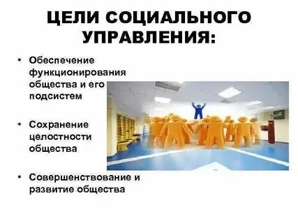 Социальное управление научная статья