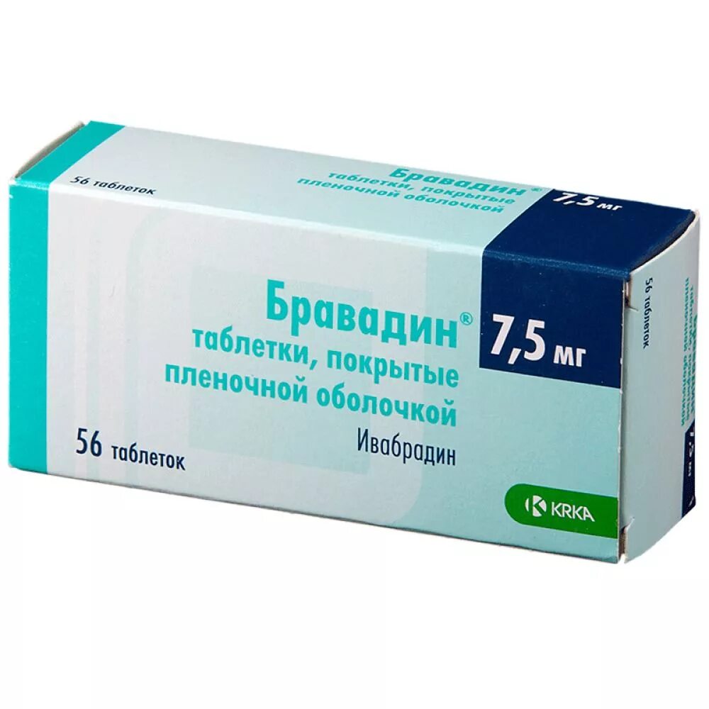 Ивабрадин аналоги. Ивабрадин 7.5 мг. Бравадин таблетки 5мг 56шт. Бравадин 7.5 мг. Бравадин 5 мг 28 таб.