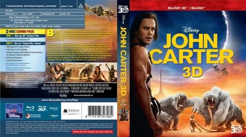 john carter 3d (2012) - front.