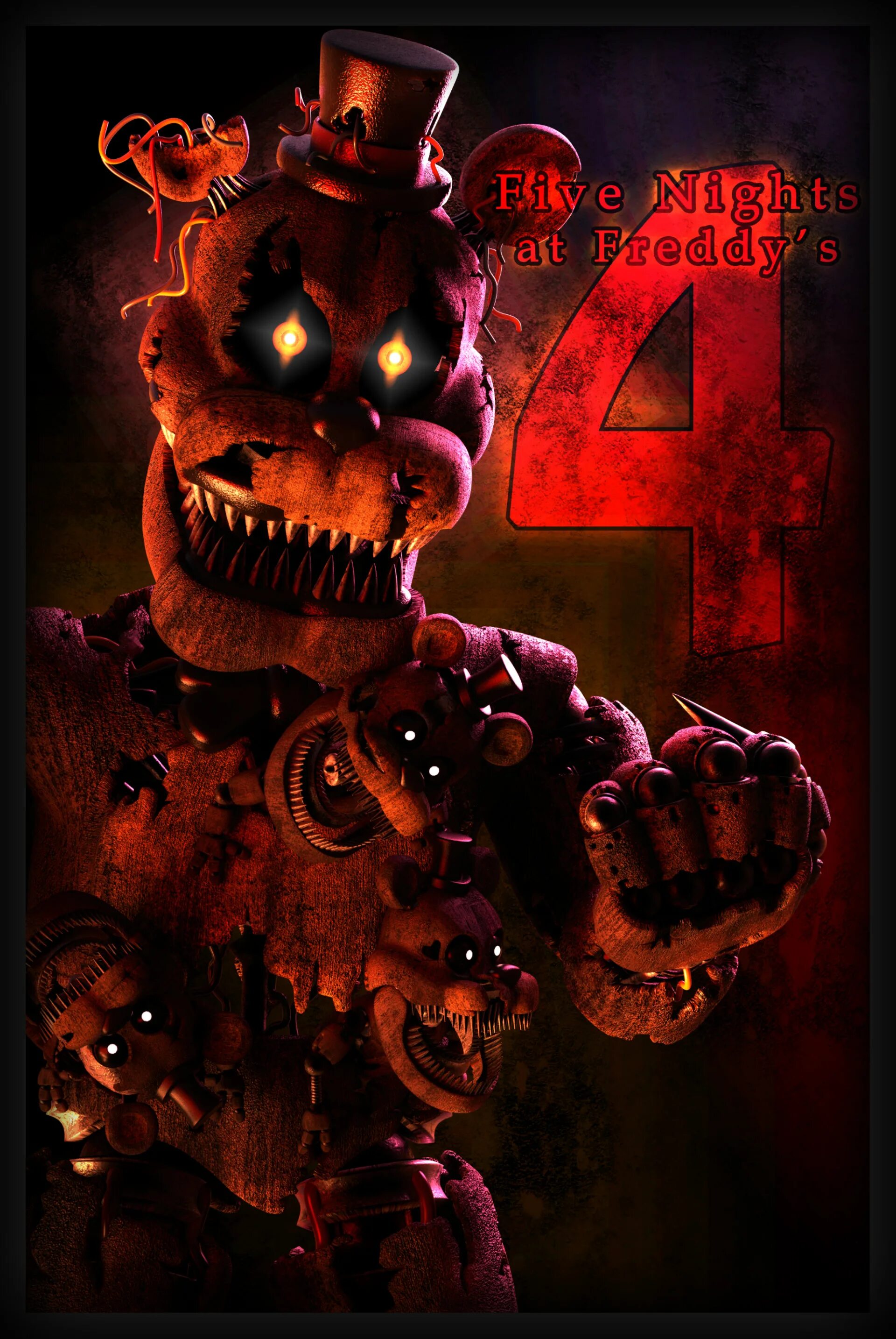 Five Nights at Freddy's 4 кошмарный Фредди. Найтмер Фредди. Фреддловы ФНАФ 4. Игра five nights at freddys 4