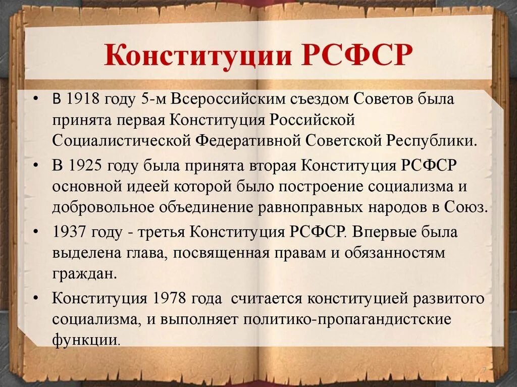 Конституция п 5. Конституция РСФСР. Конституция РСФСР 1918. Конституция России 1918. Конституция России 1925.