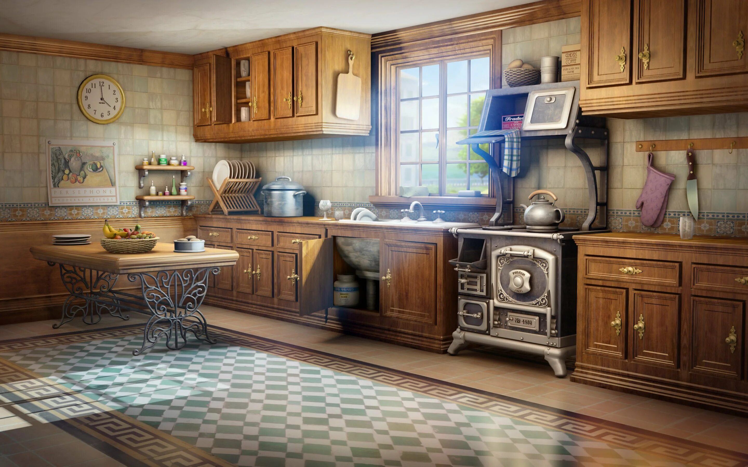 Фон кухня для фотошопа. Старинная кухня. Кухня в стиле фэнтези. Кухня в сказочном стиле. Кухни в старинном стиле интерьер.