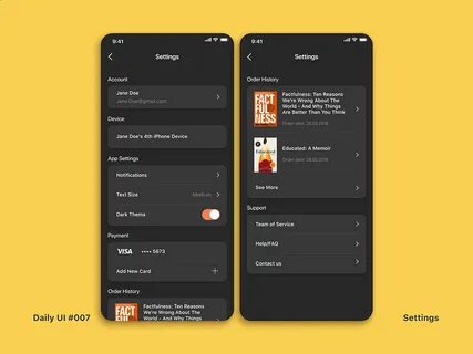 Ui setting