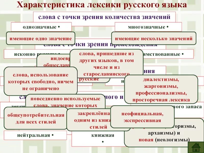 С точки зрения пользователя. Лексика русского языка. Характеристика лексики русского языка. Русская лексика с точки зрения количества значений. Лексика это в русском.