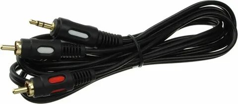 Аудиокабель 3.5 мм jack 2 rca