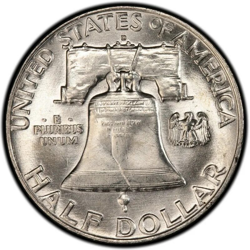 Half dollar. Бенджамин франклин монета. franklin half dollar. bell монета.