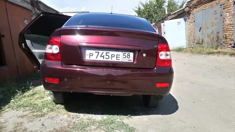 Приора задний не работает