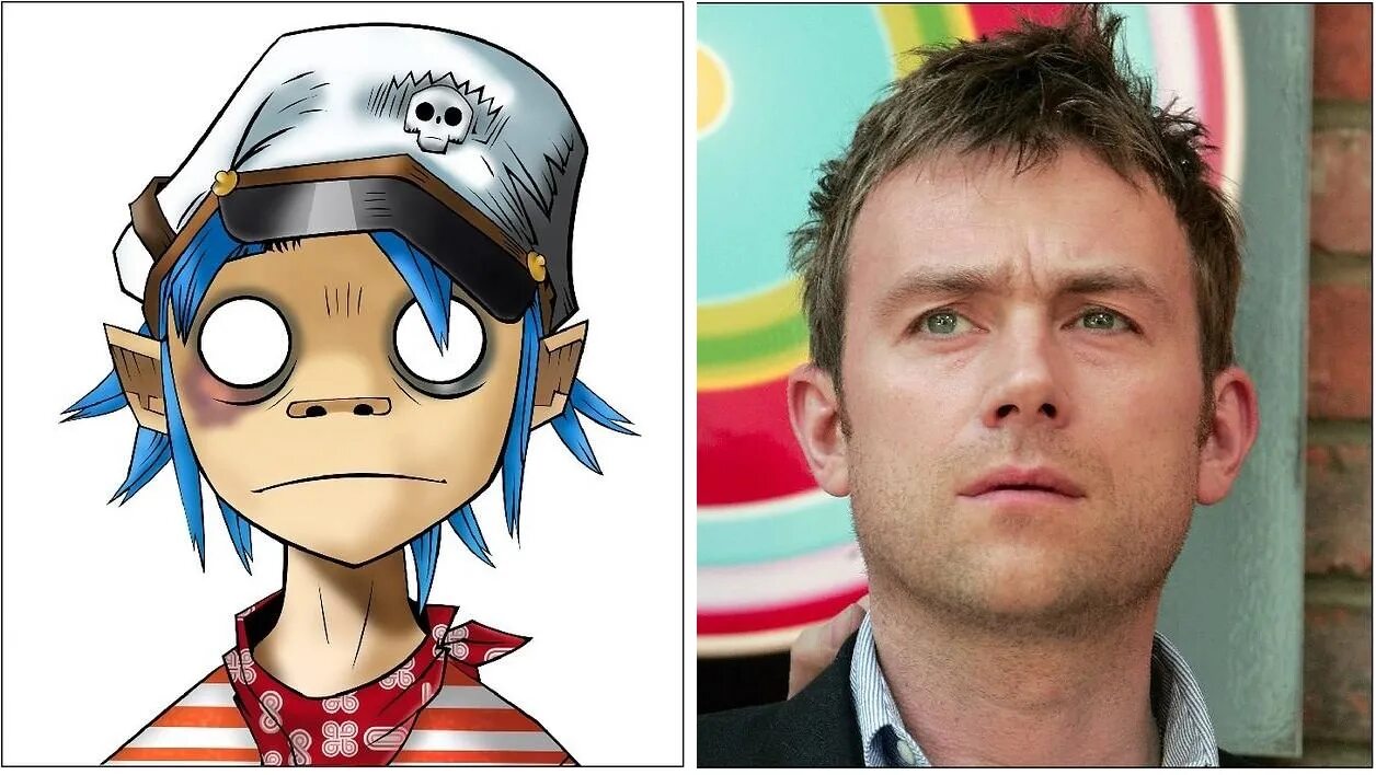Солист группы гориллаз. Вокалист гориллаз. Солист гориллаз. Gorillaz солист. Дэймон албарн и джейми хьюлетт.