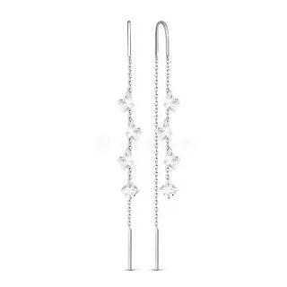 Серьги серебро 925 протяжки