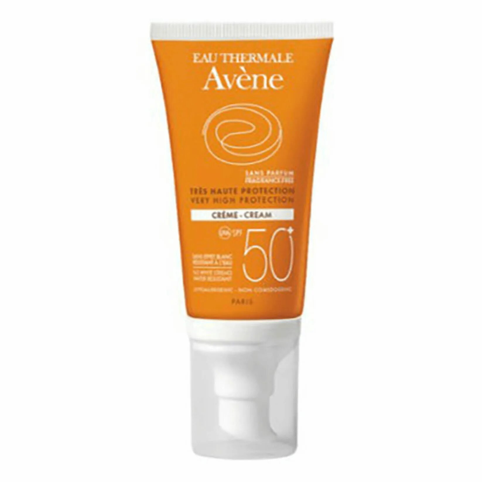 Солнцезащитный крем Avene для лица и тела SPF50+ 50 мл - купить с доставкой по в