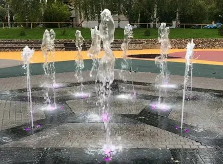 Пешеходный фонтан