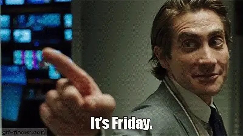 It was friday evening