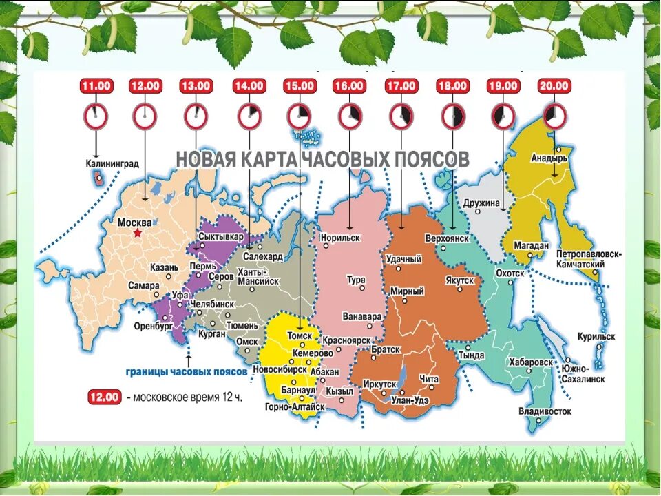 Карта временных поясов России. Часовые пояса России. Часовые пояса России на карте. Разница в часах анадырь в часах