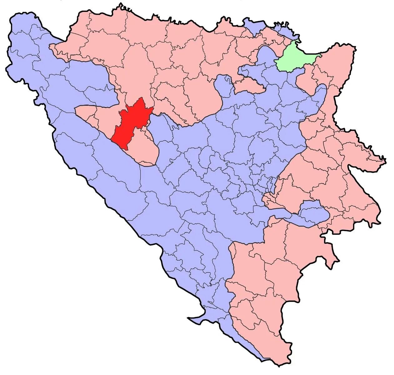 Энтитет боснии и герцеговины. Босния Республика Сербская и округ Брчко. Карта Боснии и Герцеговины и Республика Сербская. Сербия и Республика Сербская в Боснии и Герцеговине карта. Административно-территориальное деление Боснии и Герцеговины.