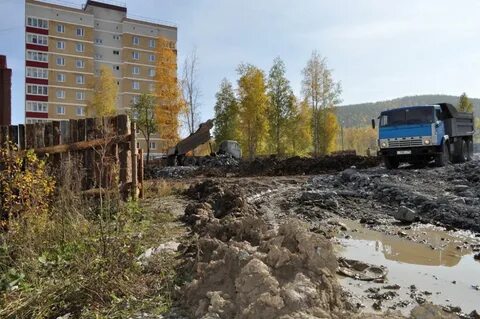 В западном микрорайоне