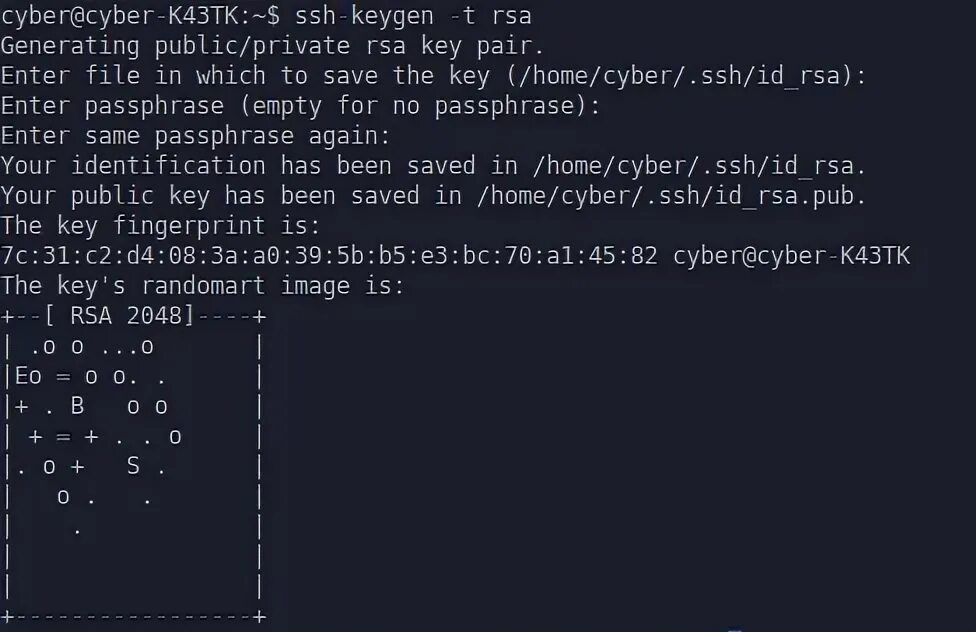 Проблемы с rsa ключом