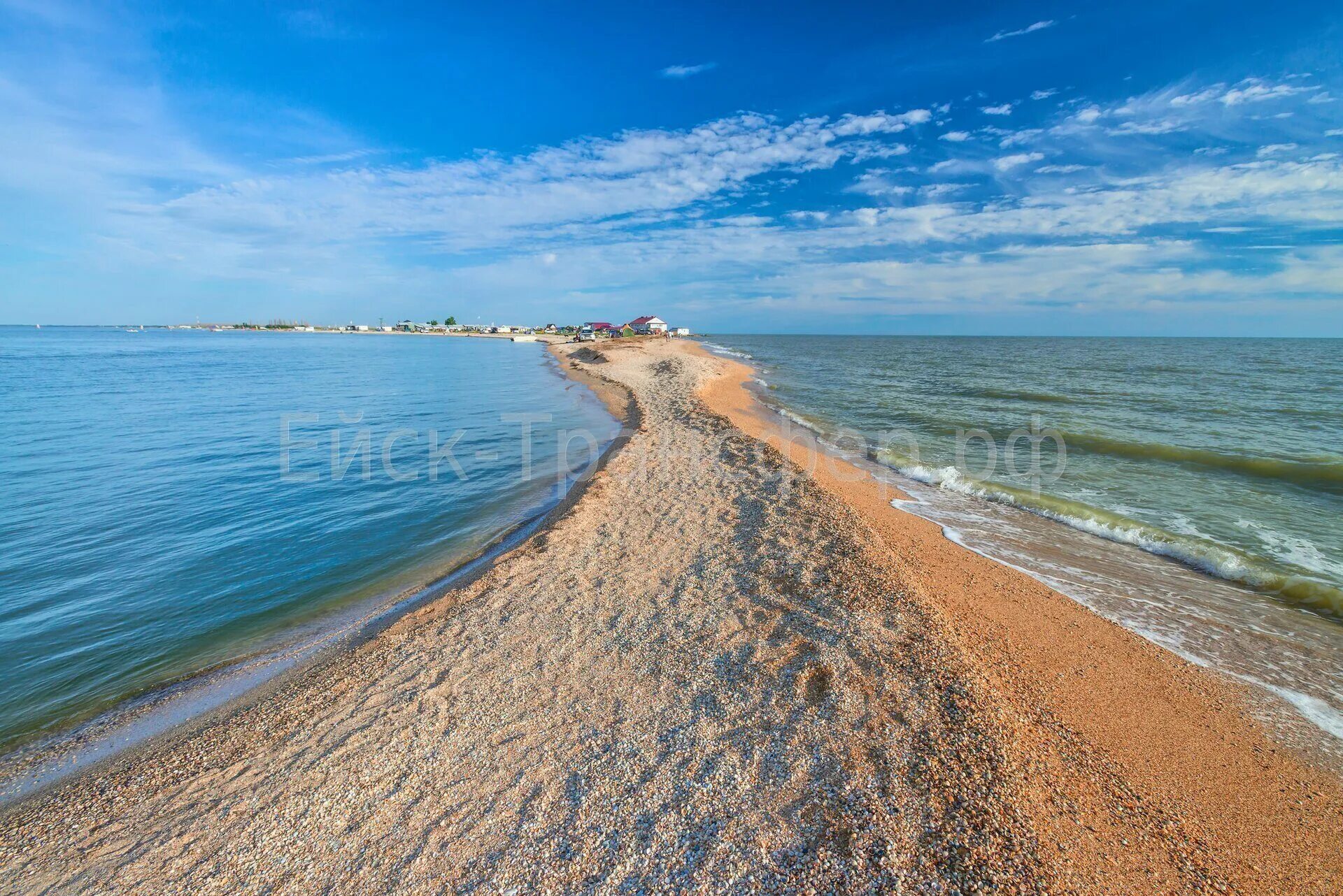 Азовское море коса Должанская коса