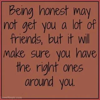 To be honest i