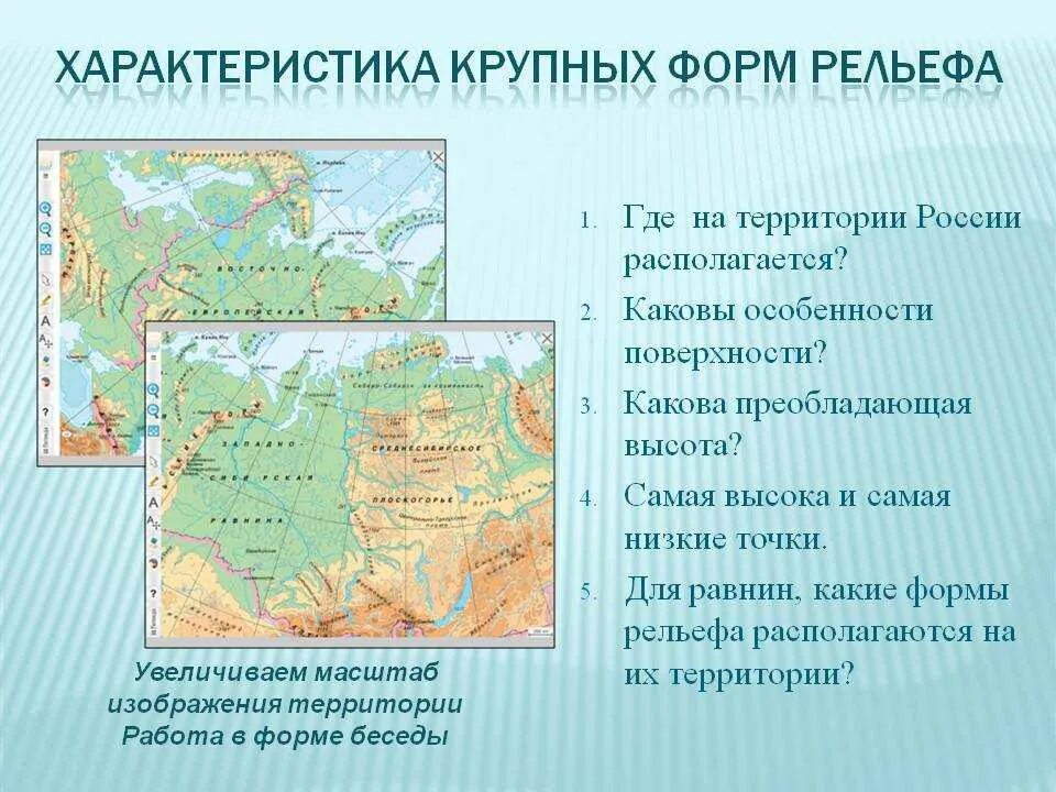 Характер рельефа виды. Крупные формы рельефа. названия форм рельефа. характеристика форм рельефа.