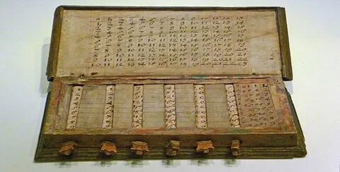 1617 год счетный прибор для быстрого умножения