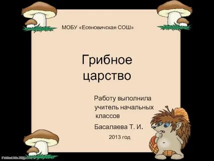 Грибы презентация 3 класс окружающий мир плешаков