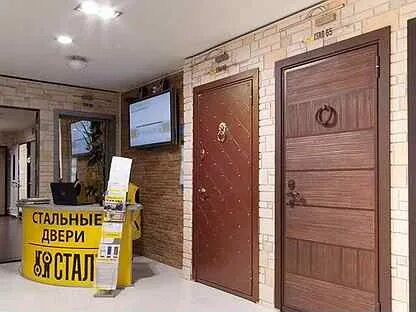 Двери стал где
