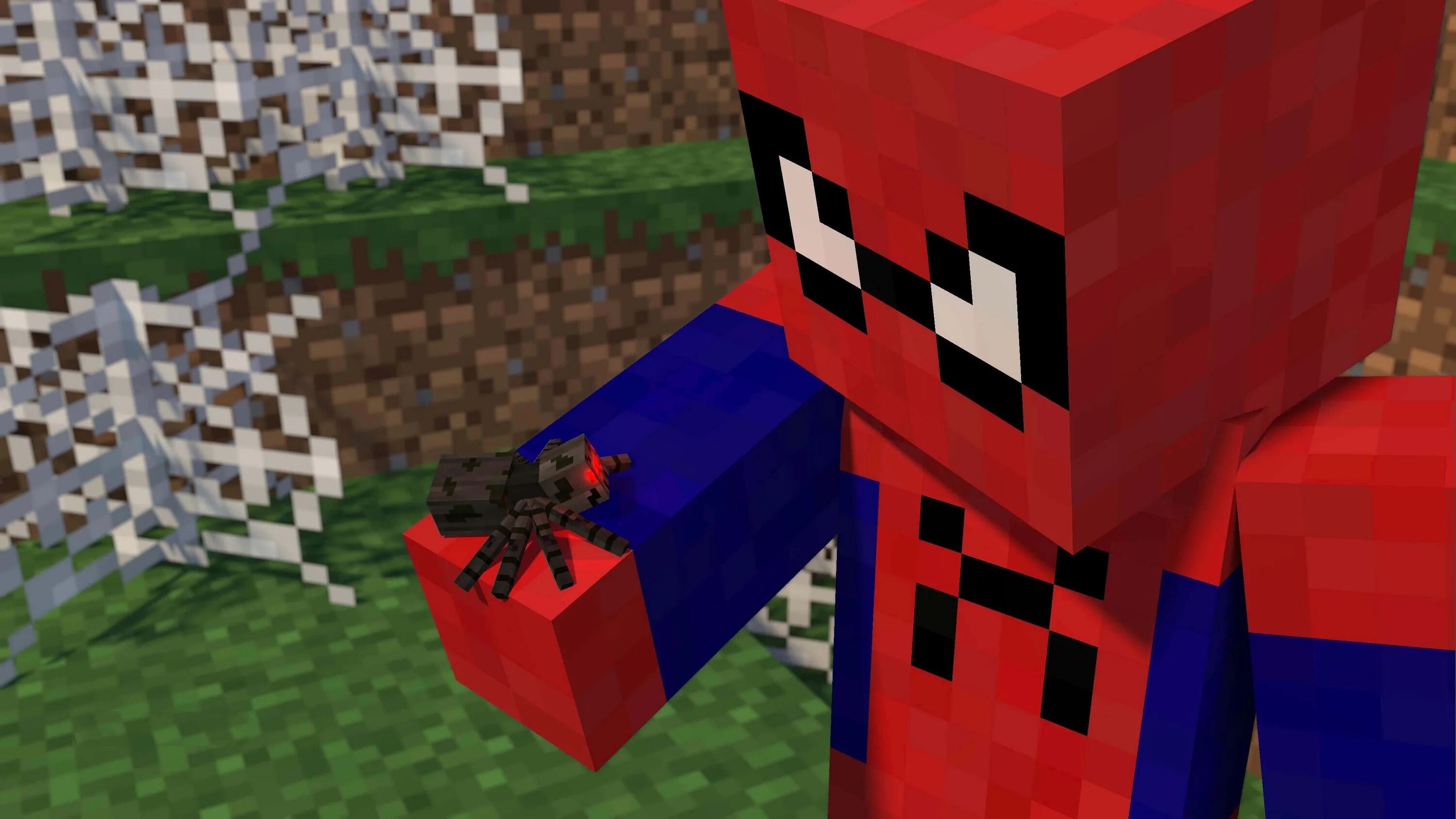 Spider man mod minecraft