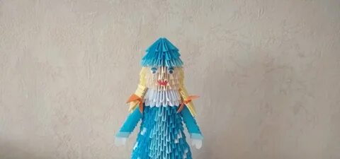 Снегурочка оригами