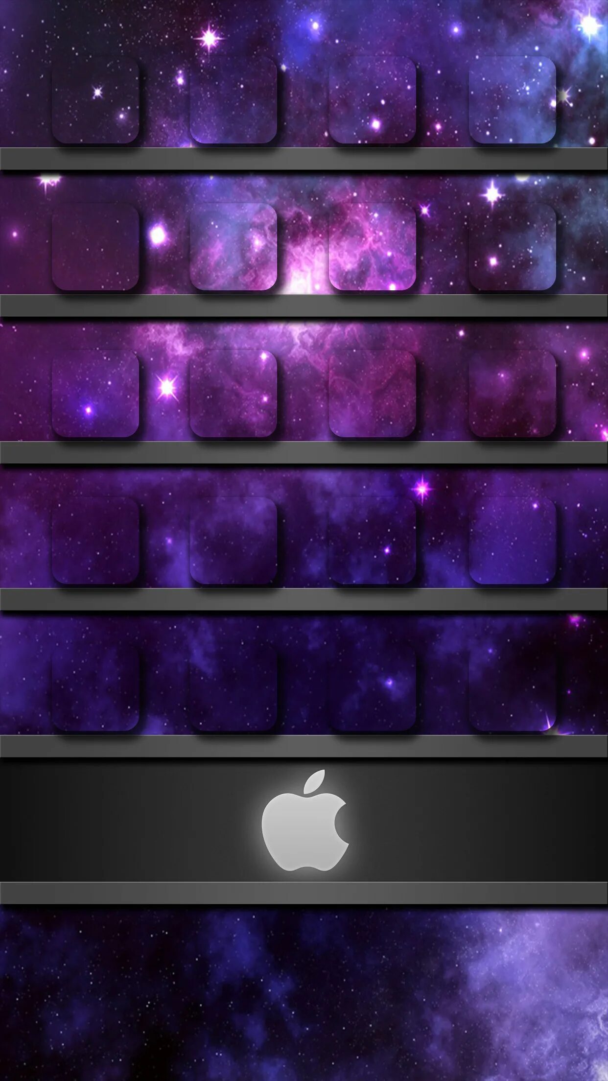 Заставка на экран домой. Полочка для айфона. Вертикальная полка для телефона. Полполка для приложений. Креативный рабочий стол.