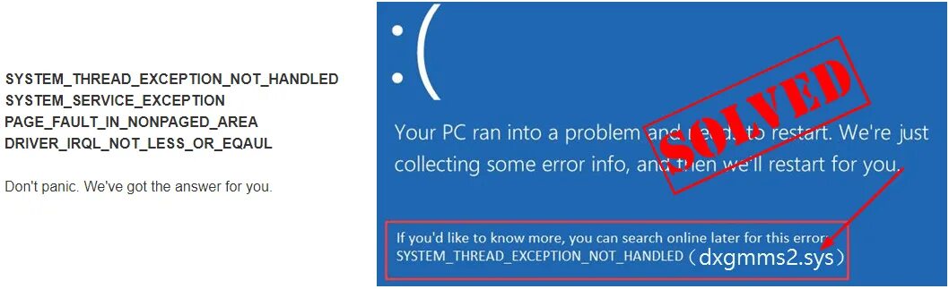 System thread exception windows 10. Dxgmms2.sys синий экран. синий экран смерти windows 10 system thread exception not. ошибка system thread exception not handled. код ошибки system thread exception not handled.